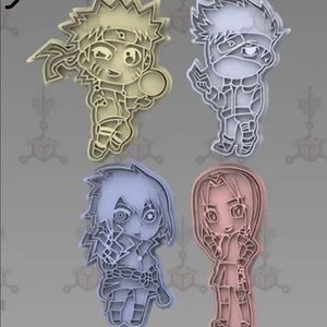 Naurto cookie cutter set 454
